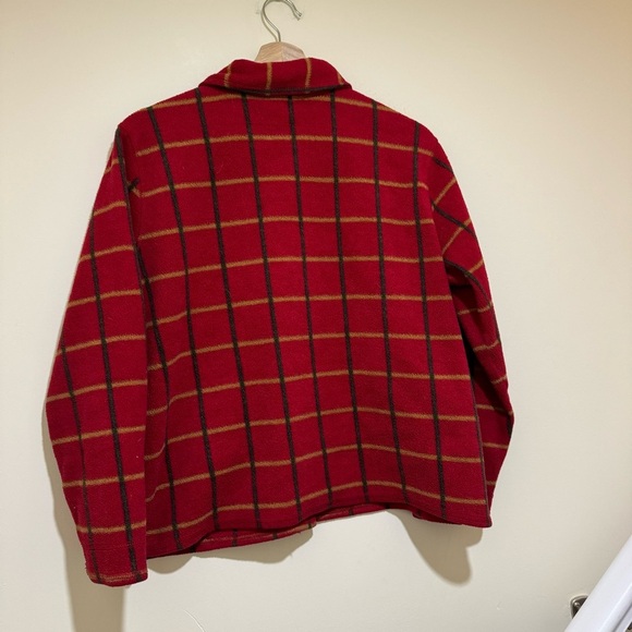 Women’s Vintage Faded Glory Plaid Fleece Western Button Down Jacket Size: S 4/6 - Picture 11 of 16
